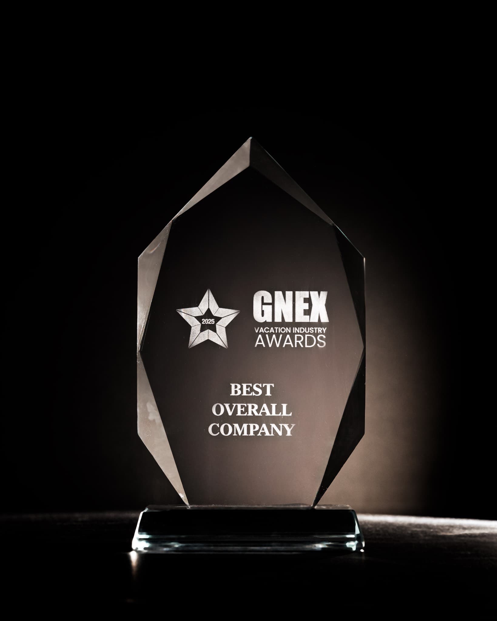 Best Overall Company — GNEX Vacation Industry Awards 2025